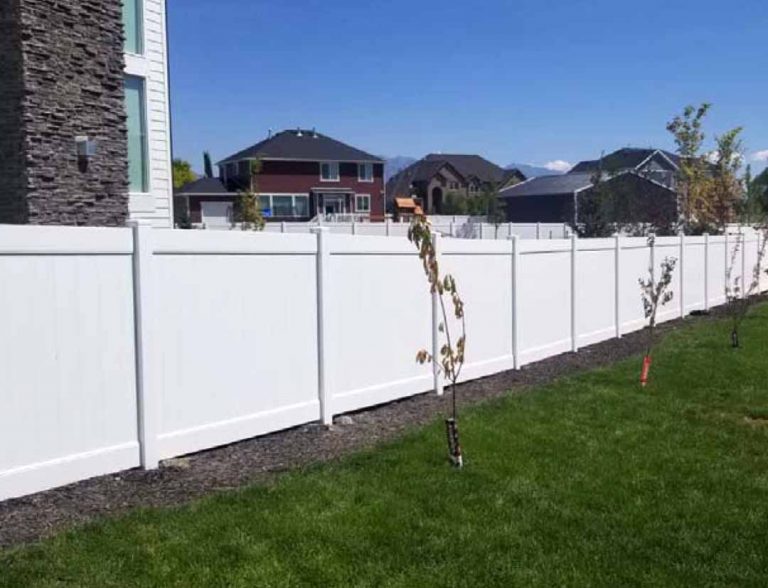 Durable Vinyl Fence Installation Utah The Fence Specialist