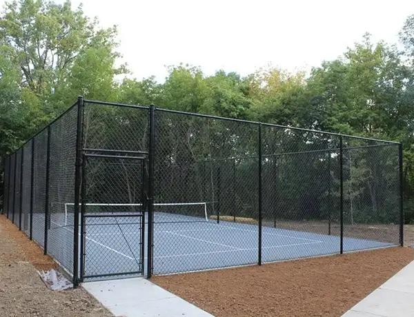 chain link fencing for a sport court
